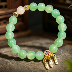 D52 Bead Bracelet: Lifelong Companion, Winged Guardian