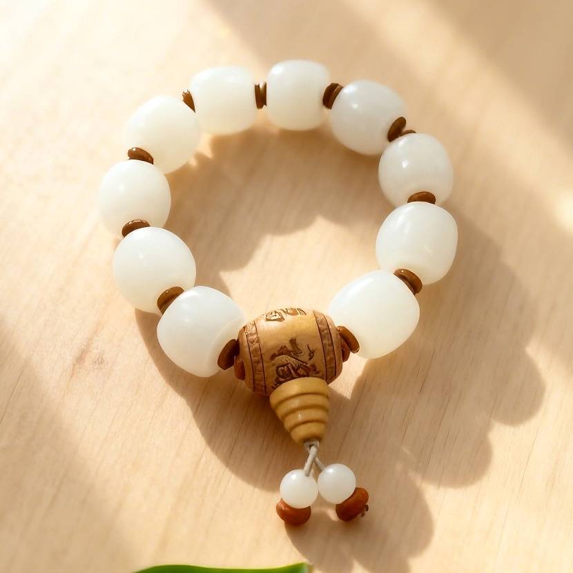 H154 White Fortune Bracelet
