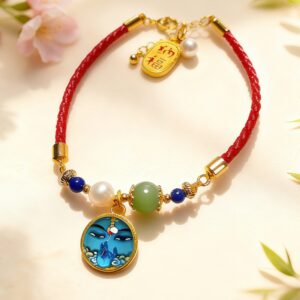 H42	Trendy lotus heart bracelet