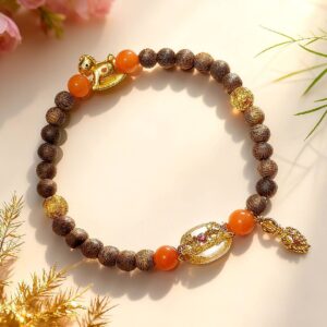 H193 Twilight Motion – Amber Glow Bracelet